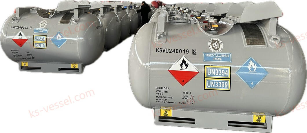 Keystone Vessel KS1880 T21 TEAL Portable Tank C480 Cylinders (75) Keystone Vessel KS1880 T21 TEAL Portable Tank C480 Cylinders (75)