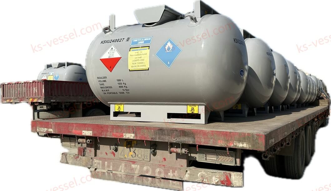 Keystone Vessel KS1880 T21 TEAL Portable Tank C480 Cylinders (135) Keystone Vessel KS1880 T21 TEAL Portable Tank C480 Cylinders (135)