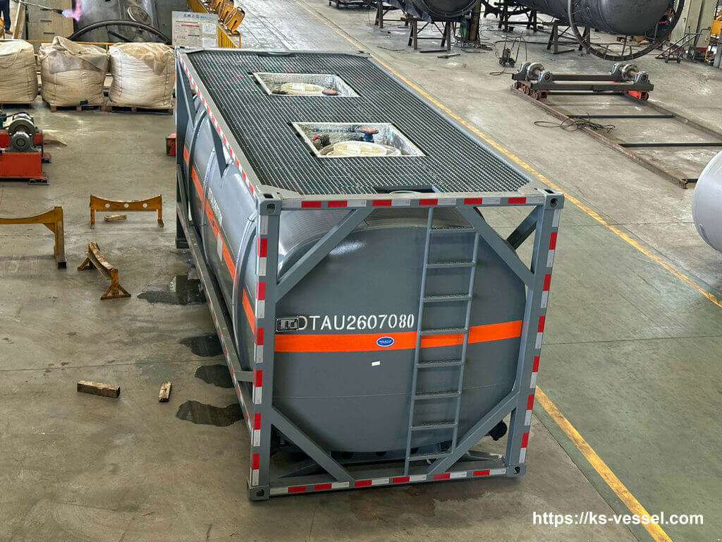 T14 PE PTFE Lined 20ft iso tank HCL ACID Container (26) T14 PE PTFE Lined 20ft iso tank HCL ACID Container (26)