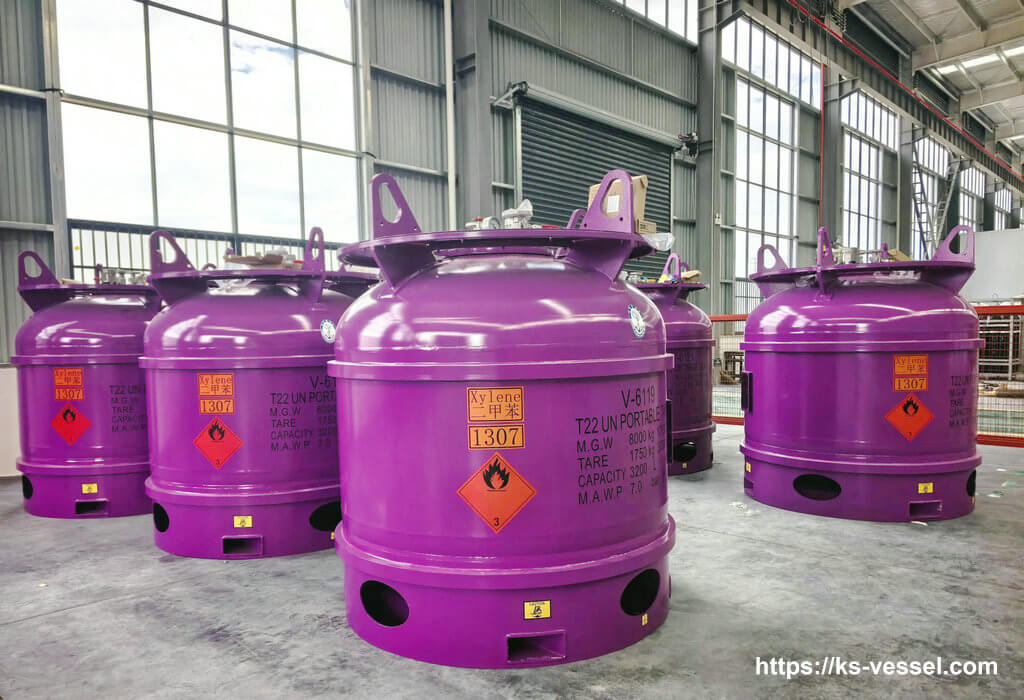 T22 UN PORTABLE TANK Stainless steel for Xylene UN1307 (20) T22 UN PORTABLE TANK Stainless steel for Xylene UN1307 (20)