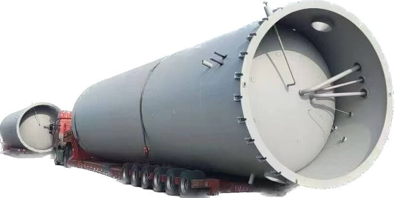 4 Pcs 200 M3 Cryogenic Carbon Dioxide Storage Tanks Delivery