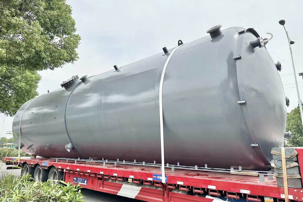 Vertical Lined PE Hydrochloric Acid Storage Tanks 100m3 (3)
