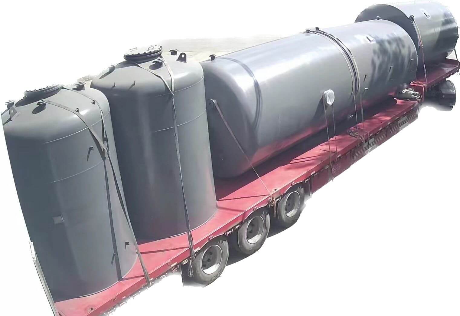 Vertical Steel Lined PE Acid Alkali Waste Liquid Storage Tank 20m3