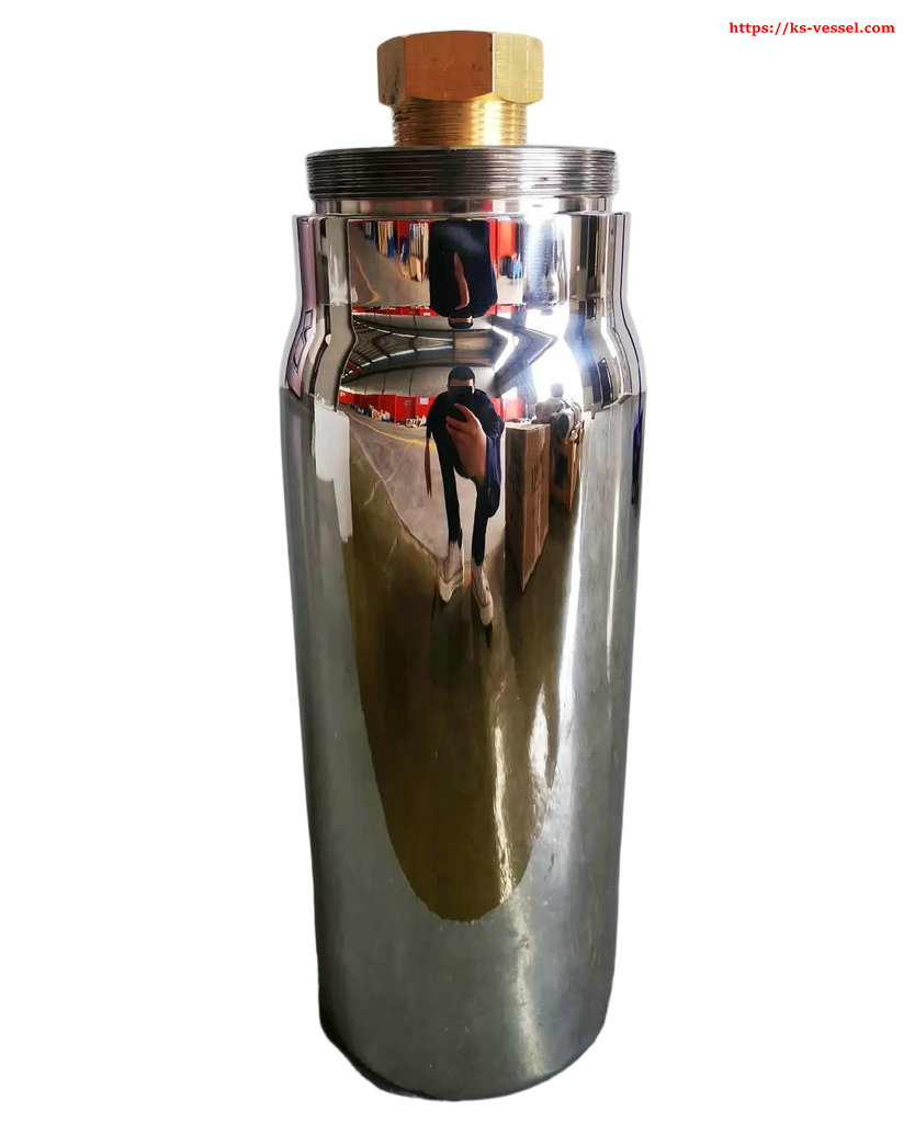 Ultrapure Stainless Steel KSC2.5L Cylinder for High Purity Electronic Specialty Gases