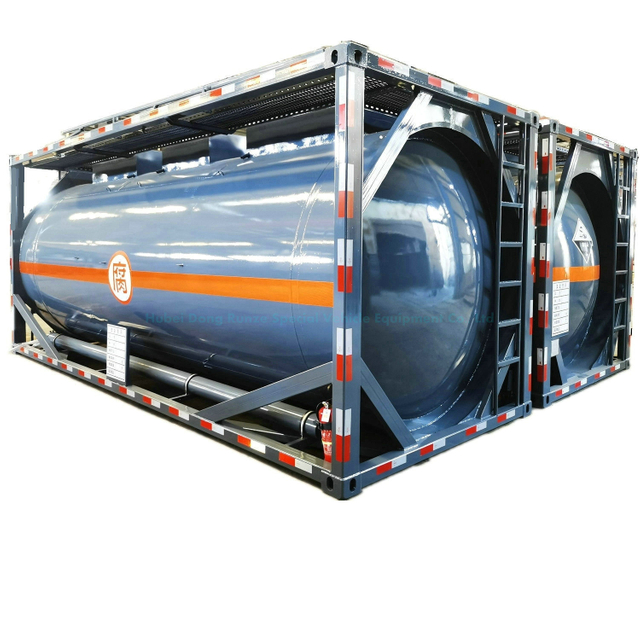  21m3 Lined PE ISO 20FT Container Tanks for PAC Water Purifying Agent Polyaluminium Chloride