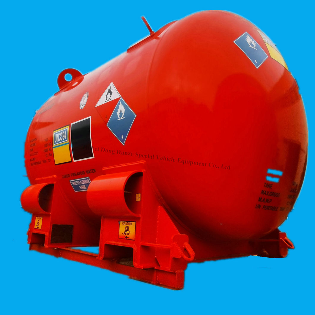 C1980 T21 Metal Alky Mobile Tank Portable Container Tank for High Purity Metalorganic Chemicals with ASME BV Certificates
