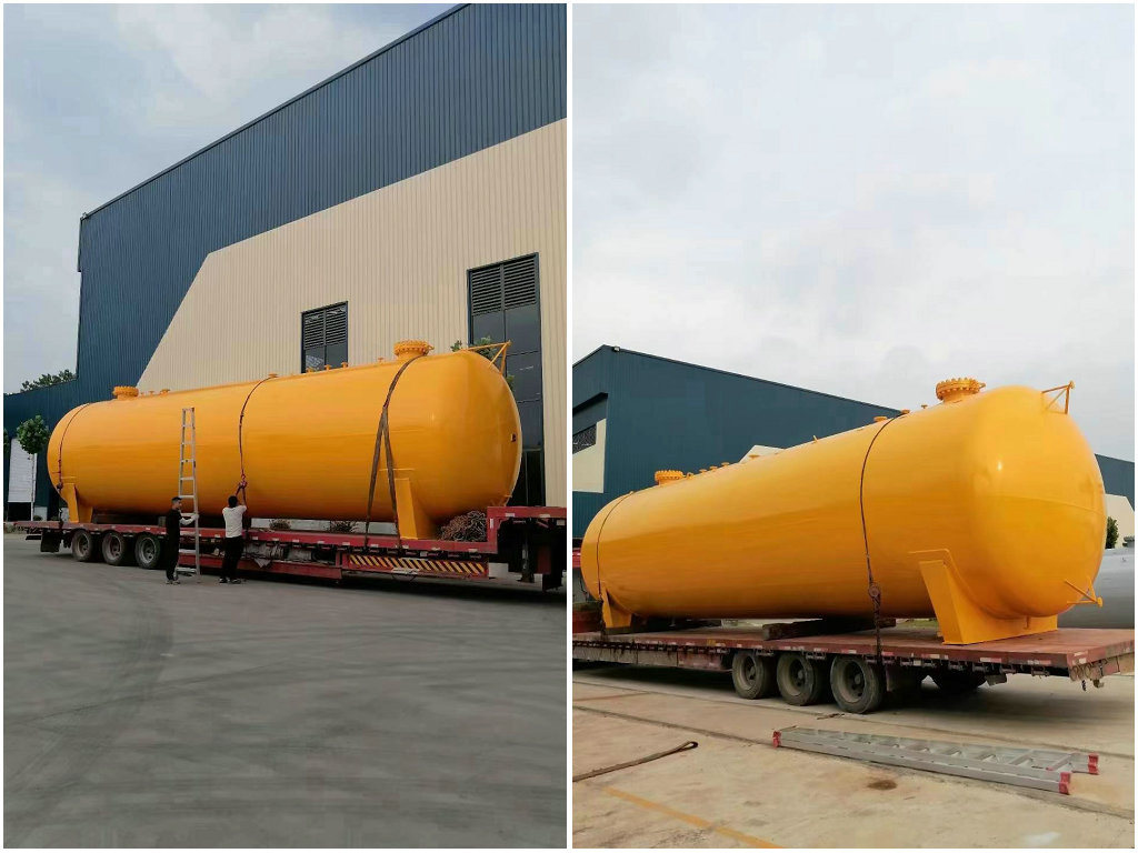 80 M3 Liquid Ammonia Storage Tank (41 Ton 21.6 Bar NH3 Gas 22mm Pressure Vessel DN3200)