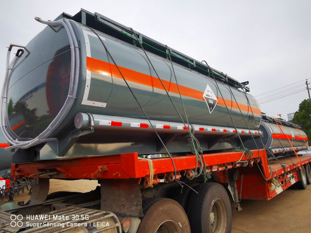 SKD Steel Lined LDPE Tank 15m3 (Hydrochloric Acid, Sodium HypochloriteTanker lorry 6m 4X2 Chassis) to Vietnam