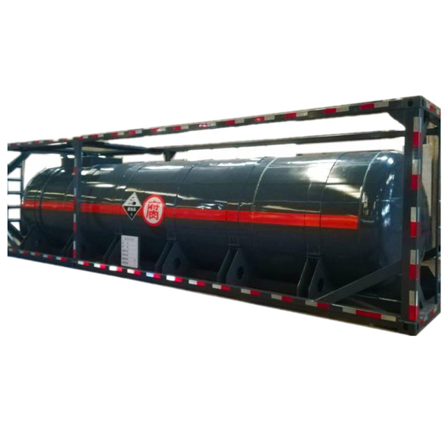 Concentrated Hno3 Acid Stored and Transported in Aluminium 30FT Containers