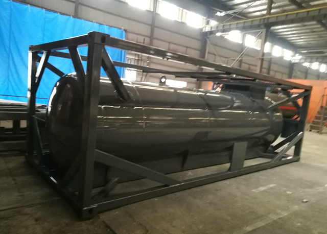 Customized 15m3-20m3 Sulfuric Acid Tank Container (H2SO4 Isotank) 