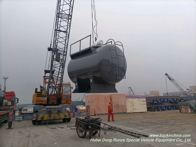 Customized Hydrochloric Acid Storage Tank 3000L Lined for Vietnam (Steel-lined Plastic PE Tank 3m3 Transportable Tanks)