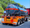 Customized T14 ISO Tank LDPE Lined 16mm-20mm for Transport Hydrochloric Acid, Sulphuric Sulfuric Acid 98% 19KL