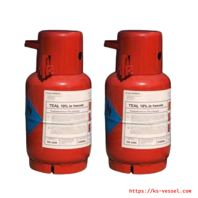 KSC-B B2 Cylinders Metal Alkyls And Organometallic Specialties TEAL TMA Cylinder For UN3394 UN3399 TIBAL Triisobutylaluminum B Type Container