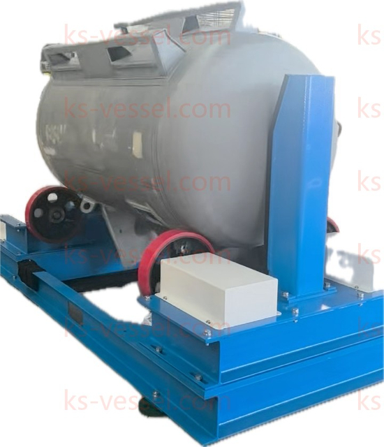 Portable Tank Metal Alky Cylinder Tank Cleaning Mechine Rotator Stand 