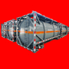 20FT Hydrochloric Acid ISOTank Container 21cbm (21000 Liters Steel Lined LLDPE) for Vietnam 