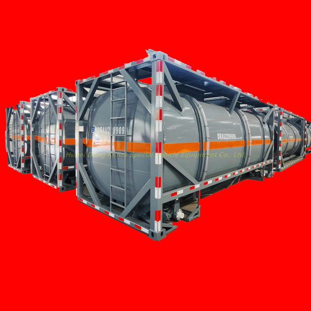 20FT Hydrochloric Acid ISOTank Container 21cbm (21000 Liters Steel Lined LLDPE) for Vietnam 