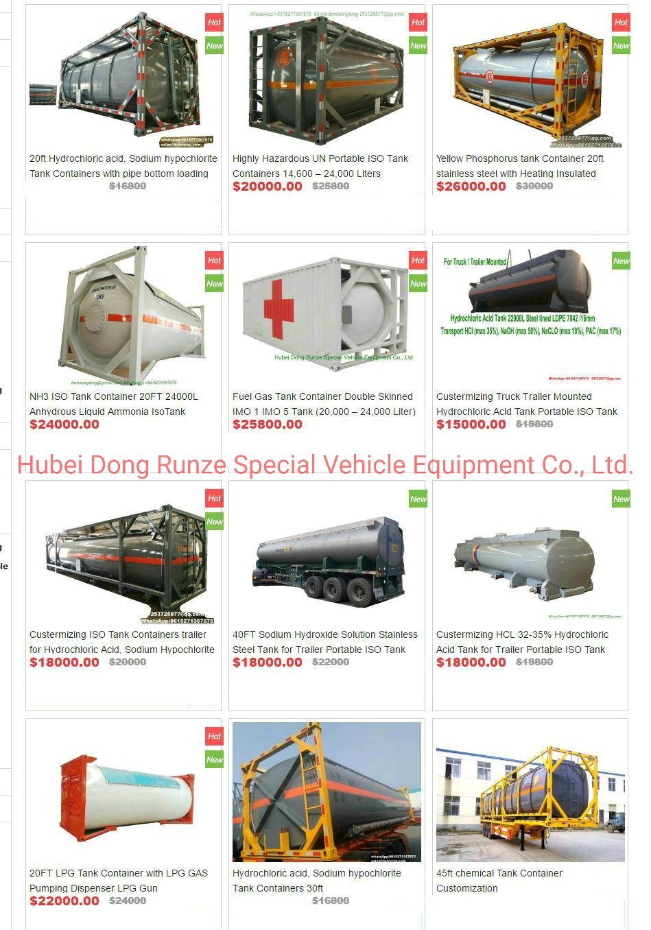 40FT LPG Tank Container, 30FT LPG ISO Tank Road Use Only, 20FT ISO Tank Container LPG, Liquefied Gas 40FT Tank Container Manufacturer, LPG ISO Tank Manufacturer