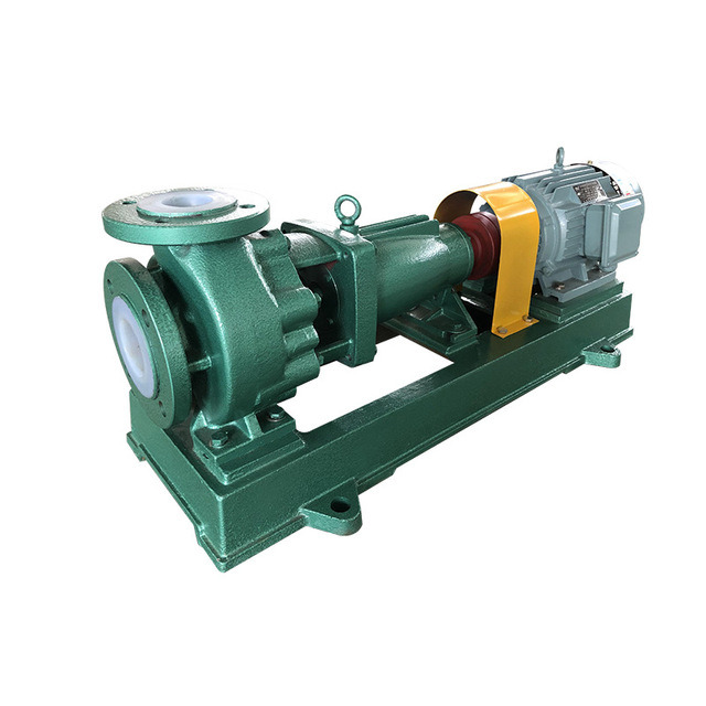 Ihf Fluorine Plastic Lined Centrifugal Pump for Highly Corrosive Chemicals HCl Hydrochloric Acid Pump Ihf80-50-250