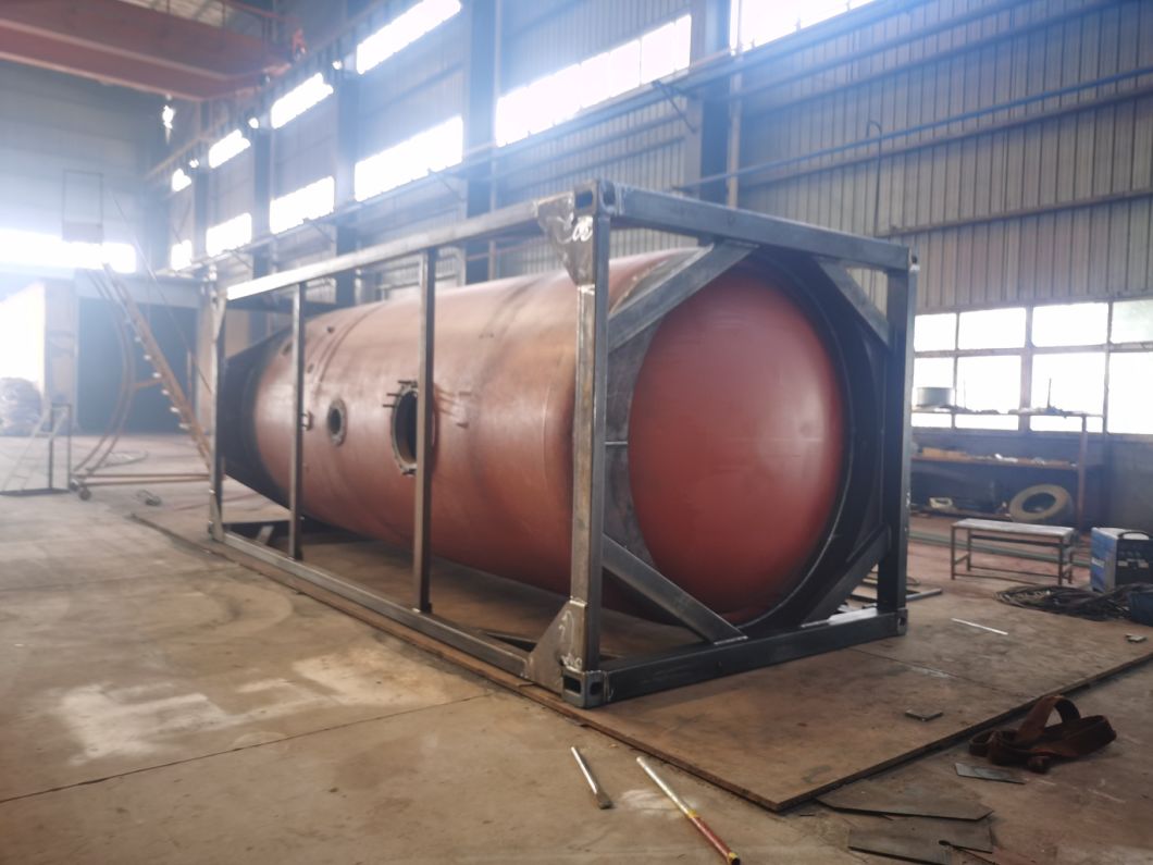 20FT T50 Liquid Chlorine Isotank Container Cl2 Un1017 Max Storage Pressure 1.5MPa 21670L
