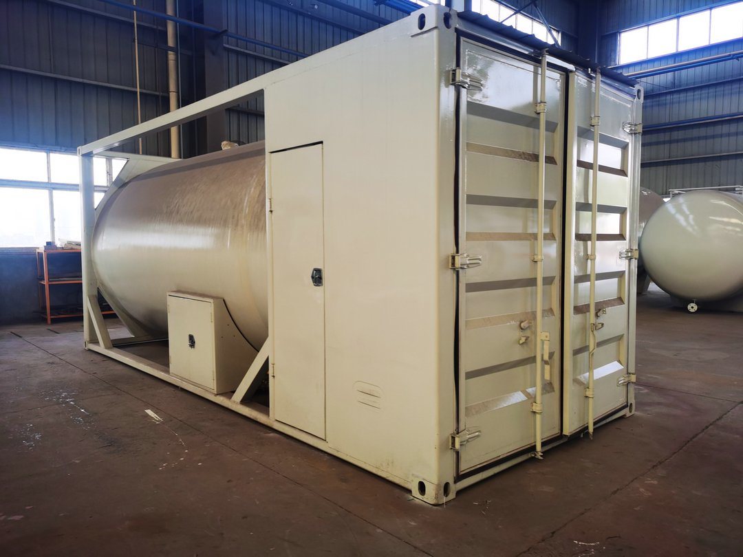 20FT LPG ISO Tank Container Skid LPG Gas Fillling Tank with LPG Dispenser