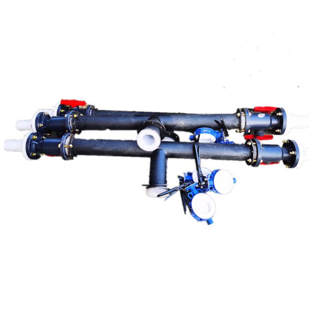 Customizing LLDPE PTFE Lined F46 Steel Pipe with Chemical Discharge Valves