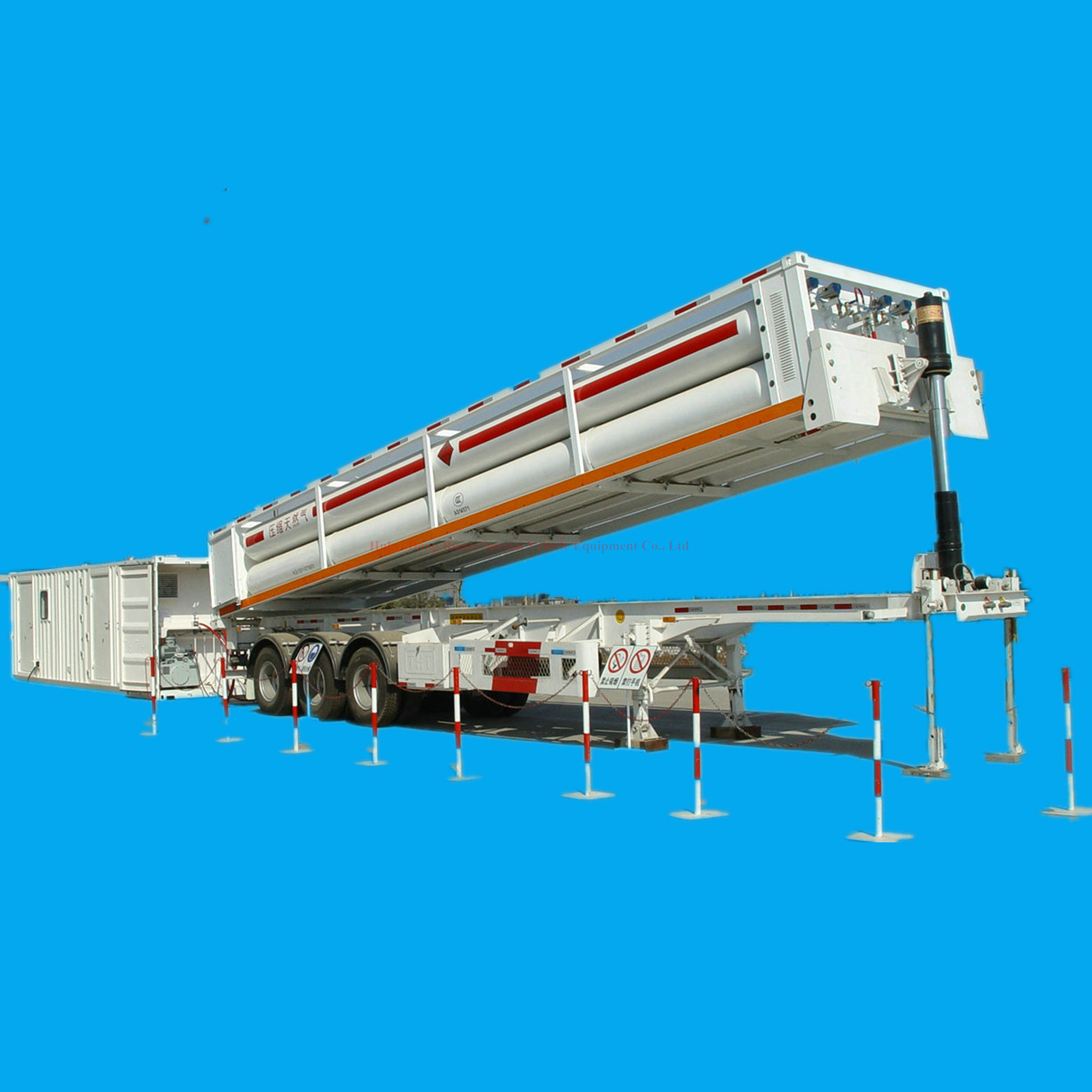 Customized Skid Mounted LNG/L-CNG Filling Station (CNG Hydraulic Filling Equipment CNG Tank Trailer)
