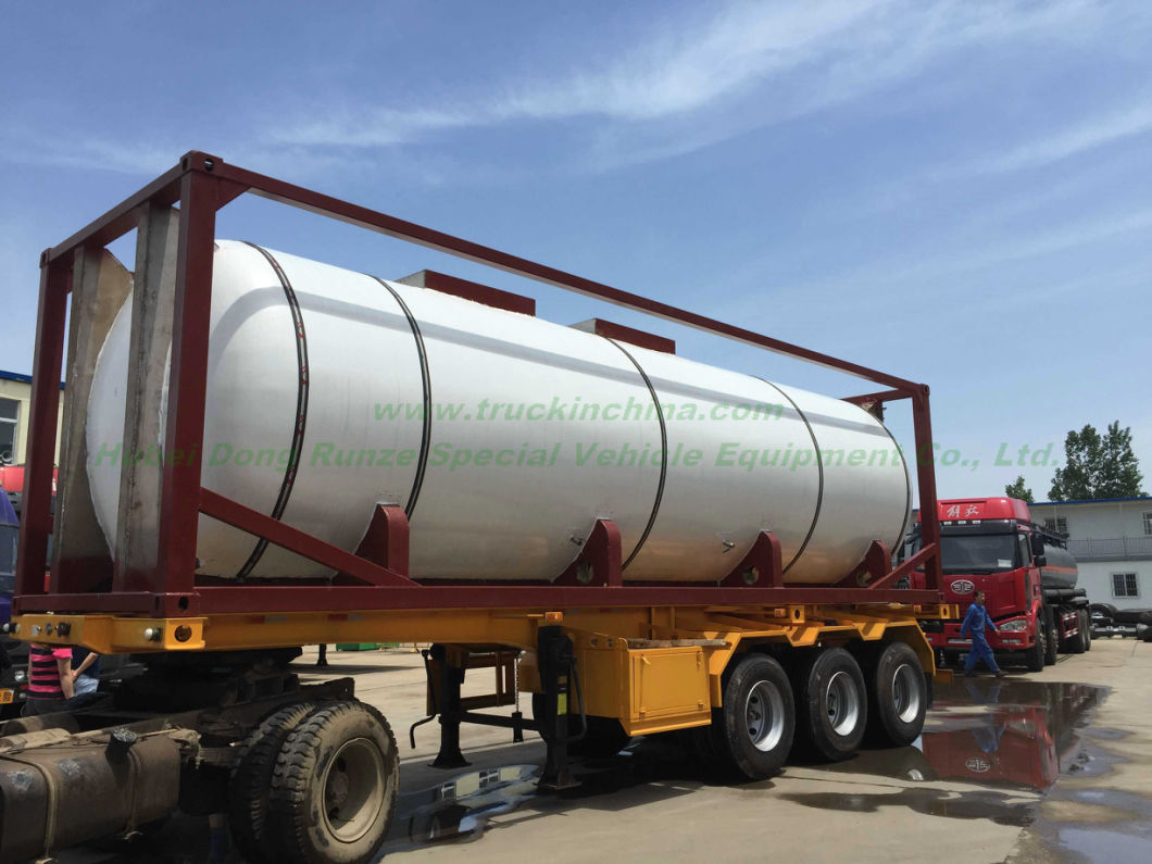 Swap ISO Tank Container Stainless Steel Heavy Duty for Acid, Chemicals, Edible Oil, Liquid Food, Acetic Acid, Boric Acid, Milk, Alcohol Tansport