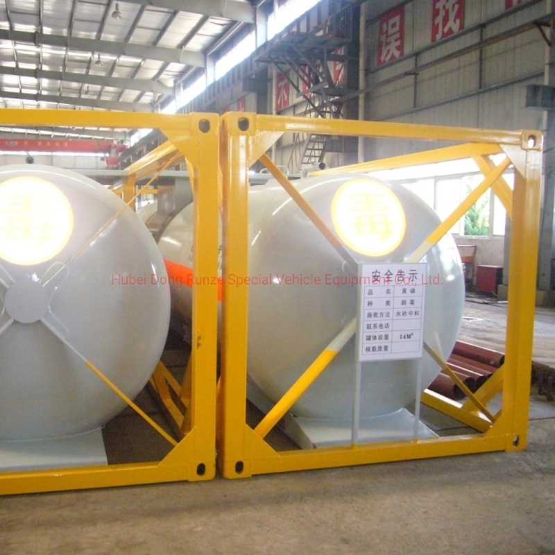 40 Feet ISO Tank Containers for Transport Yellow Phosphorus 