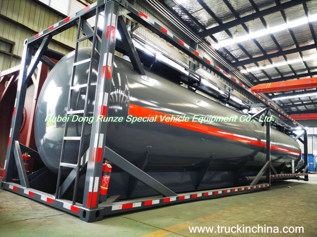 40FT Phosphoric Acid Tank Container Un 3453 Lined LLDPE 38000liters 50t H3po4 Inorganic Acid