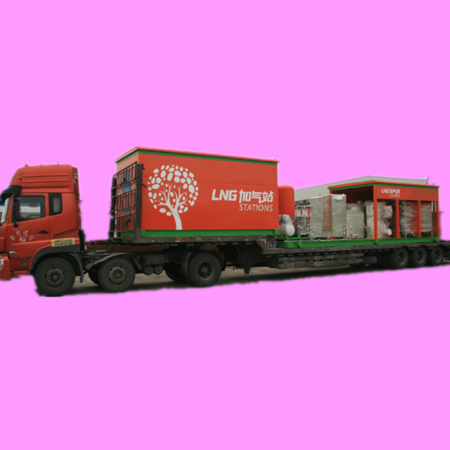 Efficient Integrated LNG Skid-Mounted Filling Station (LNG Cryogenic storage tank 30m3)