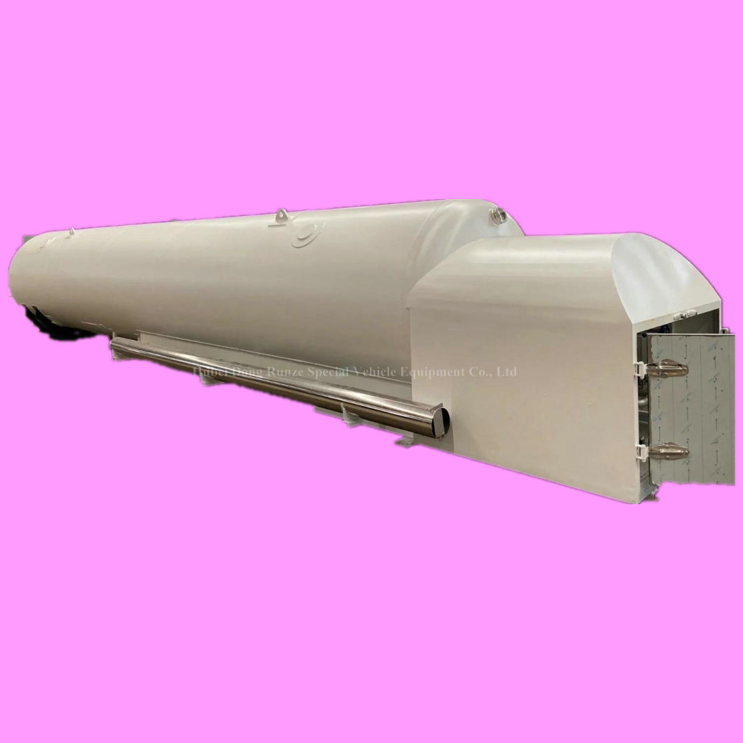 Ln2, Lo2, Lar, Lco2 Cryogenic Liquid Tankers Trailer SKD (22000L -27000L Tank Body)