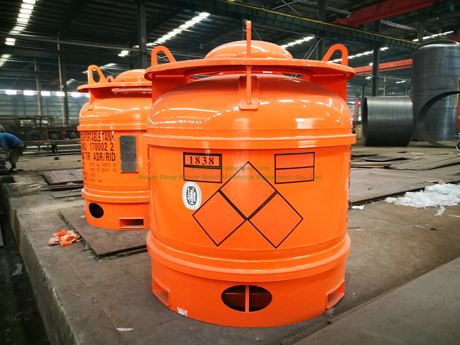 T20 Cl4ti Portable Tank Container for Liquid Silicon Tetrachloride (UN1838 Medium Bulk Containers)