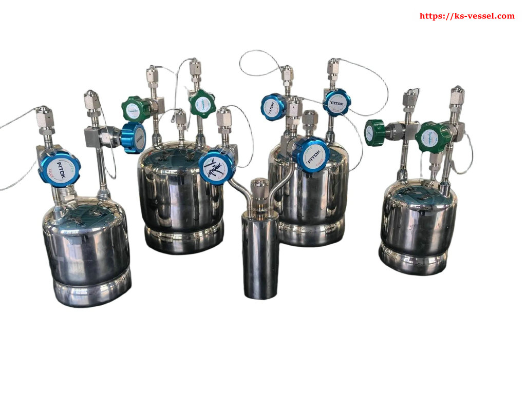 Keystone Vessel KSC1L Cylinder for Trimethylgallium | C3H9Ga ,Trimethylaluminum | C3H9Al (TMA) High-purity Electronic Specialty Gases