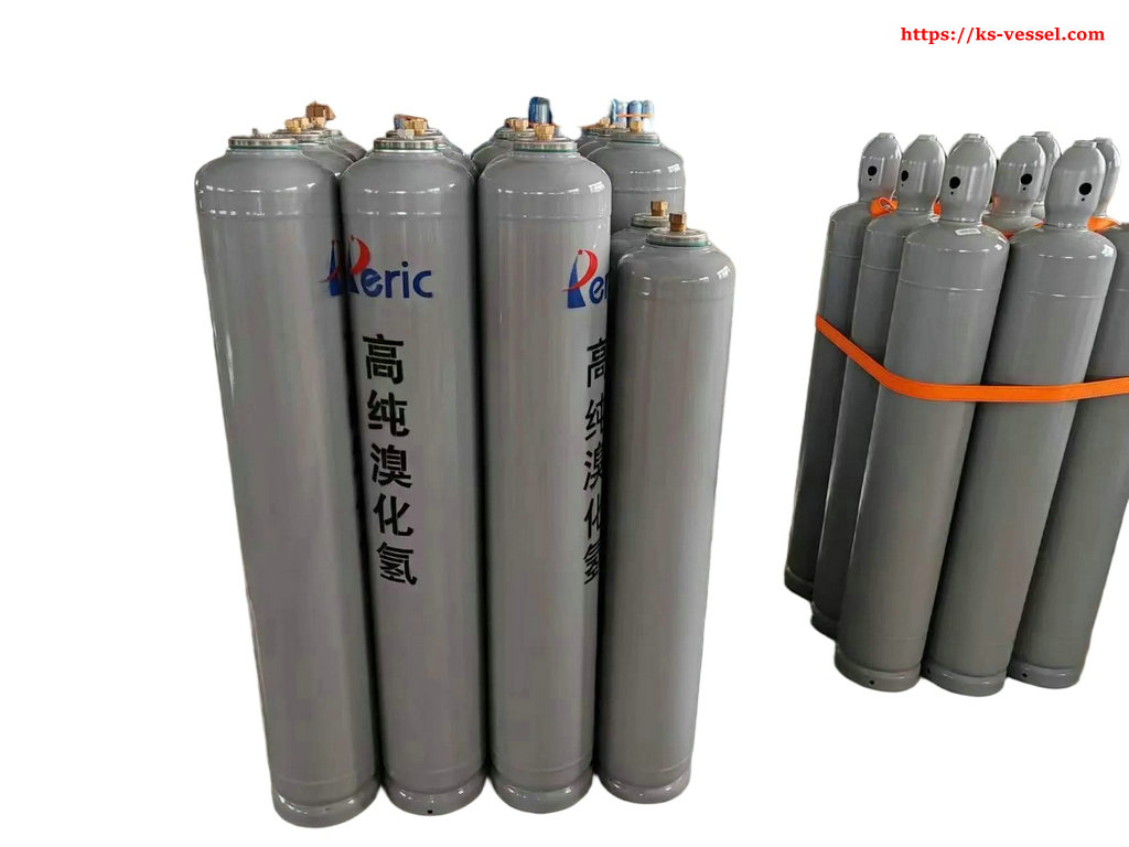  Electronical Grade HBr,3MS,4MS KSC47 Cylinder for High-purity Electronic Specialty Gases Liquid Hydrogen Bromide 