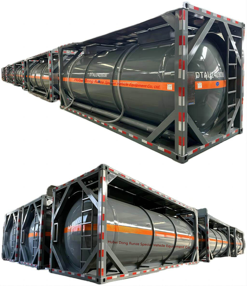 10 Units T14 ISO Tank Container For Hydrofluoric Acid Road Transport Export to India