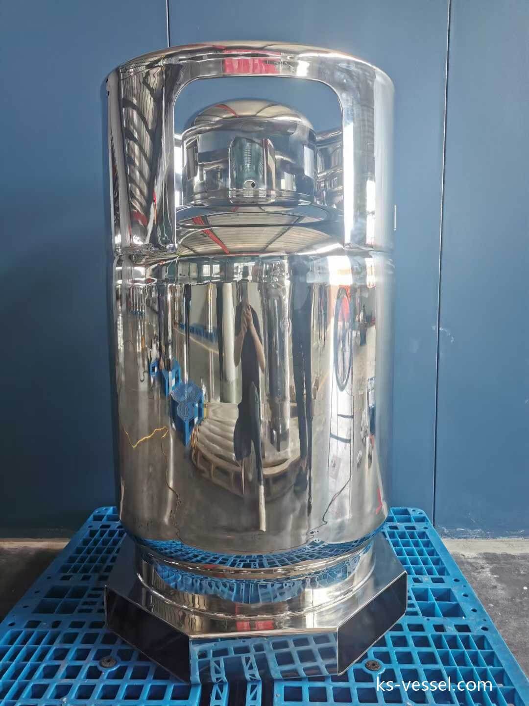 KSC210L 6N High-Purity Stainless Steel UN Specialty Gas Cylinders for TCS 3MS 4MS