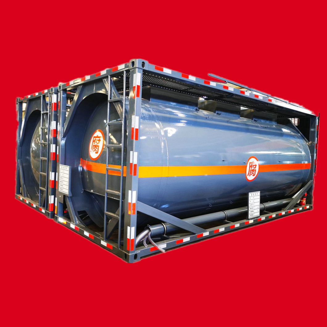 Swap Lining PE 20FT PAC ISO Tank Container for Transport 26kl Water Purifying Agent Polyaluminium Chloride Q235B+LLDPE