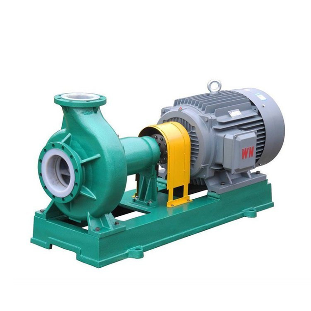 Ihf Fluorine Plastic Lined Centrifugal Pump for Highly Corrosive Chemicals HCl Hydrochloric Acid Pump Ihf80-50-250