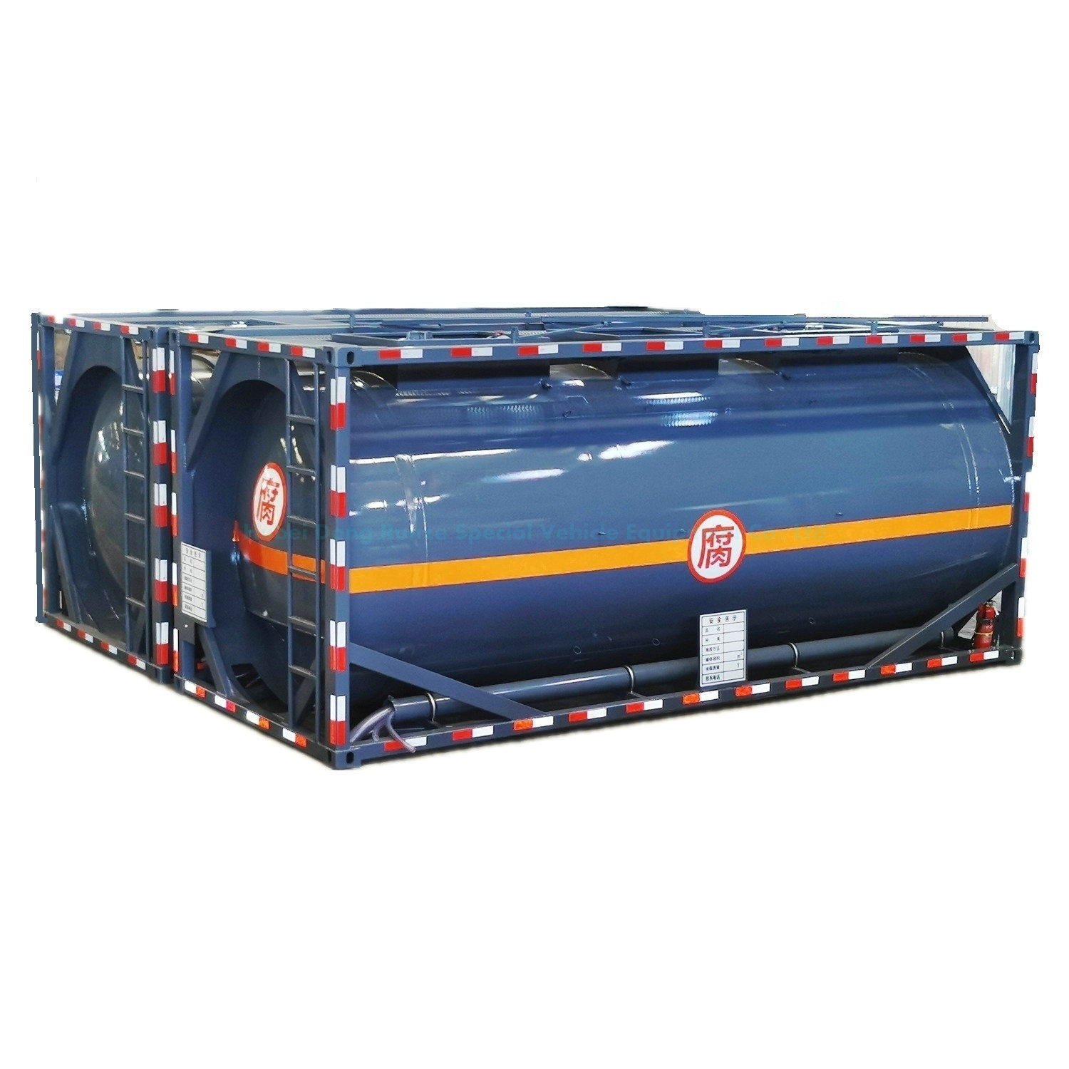 20 Ft Lined PE Petrochemicals ISO Tank Container for Corrosive Nitric Acid, Sodium Hydroxide, Hydrochloric Acid, Phosphoric Sulphuric Acid