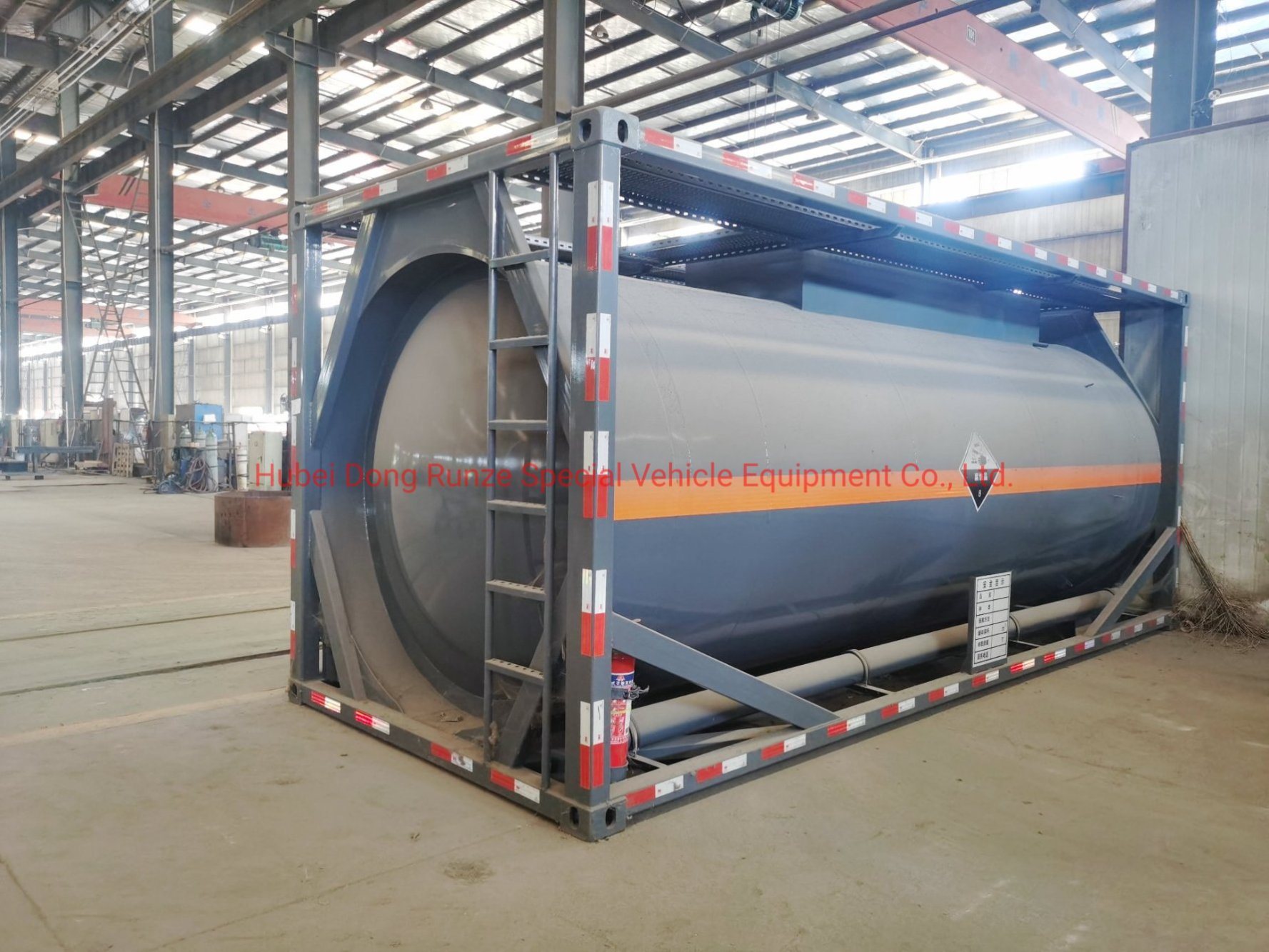  21kl IMO1 20feet ISO Tank Container for Corrosive Sulfuric Acid Cautic Soda Tranport