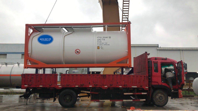 T14 Offshore Isotank Lined Container Tank for Hydrochloric Acid Un1789 HCl (IMDG Chemcial ISO Tank Portable Tanks IMO)