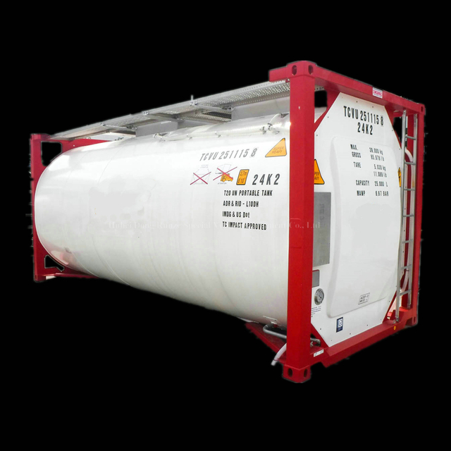 T20 T21 T22 UN Portable Cl4ti Titanium Tetrachloride ISO Container Tank