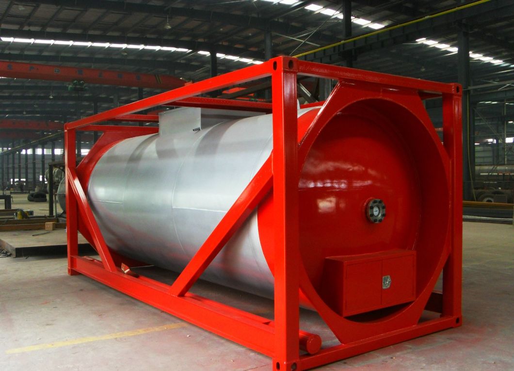 20FT ISO Tank Container for Liquid Calcium Carbonate Slurry, Wast Water, Diesel, Chemcial