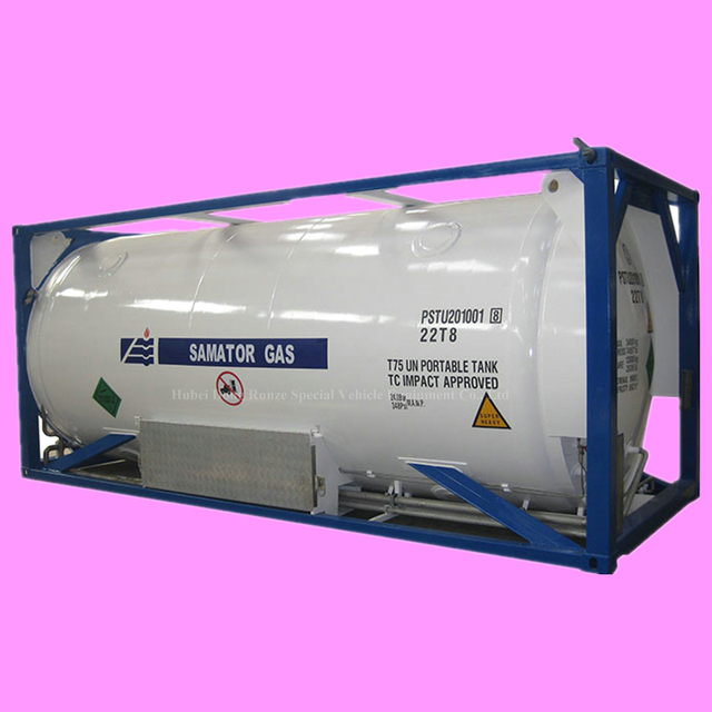 10FT 20FT 40FT 45FT T75 Un Portable Cryogenic ASME LNG ISO Tank Container