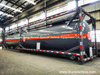 40FT 38KL Lined PE Tank Container for Un 3453 Phosphoric Acid H3po4 Inorganic Acid