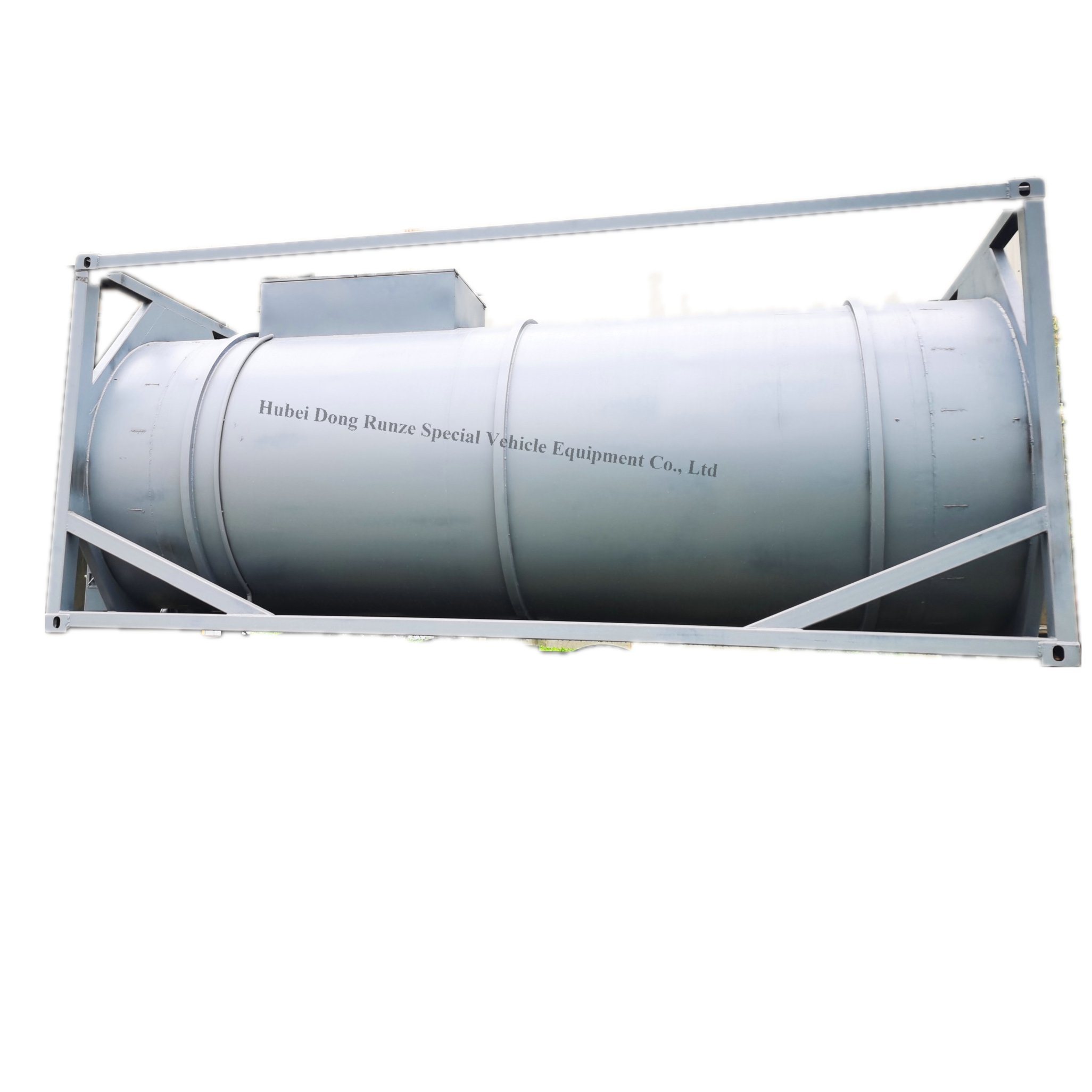 20 Feet T7 Lined PE Portable ISO Tank Container for Un1830 Class 8 Corrosive Acidic Liquid 