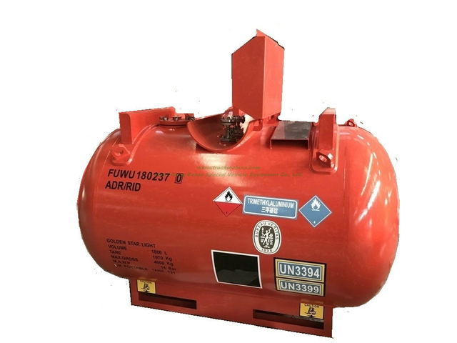 T21 Triethylaluminum (TEAL) Alky Portable Tank Container Un3399, Un3394 Capacity 1880liters Adr/Rid Organometallic Substance, Liquid, Water- Reactive C6h15al