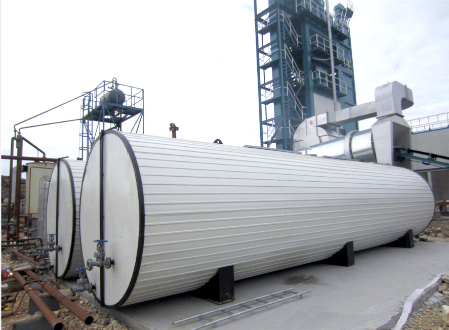 Customizing Bitumen Storage Tank with 2 Burners for Hot Liquid Asphalt