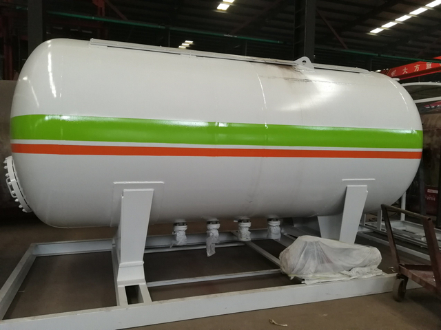 10000liters LPG Filling Plant with Two Dispenser for 4tons LPG Cooking Gas Cylinder Filling Station Skid Mounted Tank of Easy Transport