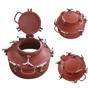 Customizing Carbon Steel Double Quick Opening Manhole Cover Lid for Chemical Liquid Concentrated Sulfuric Acid Storage Tank